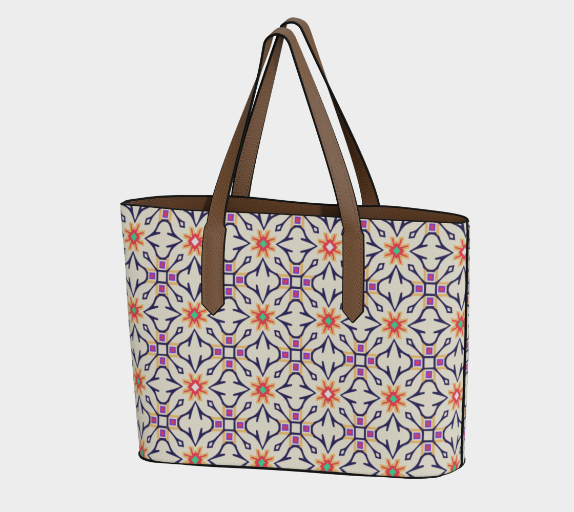 Beige Boho Vegan Leather Bag