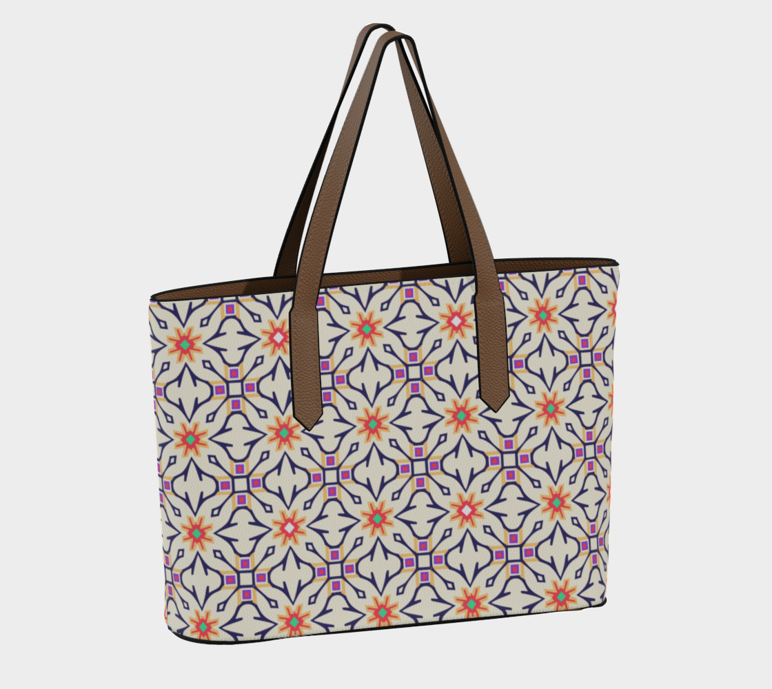 Beige Boho Vegan Leather Bag